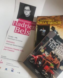 Hadrien Bels, rencontre à Cucuron, animée par Michel Gairaud pour les Nouvelles Hybrides